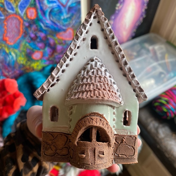 Handmade Pottery Candle House